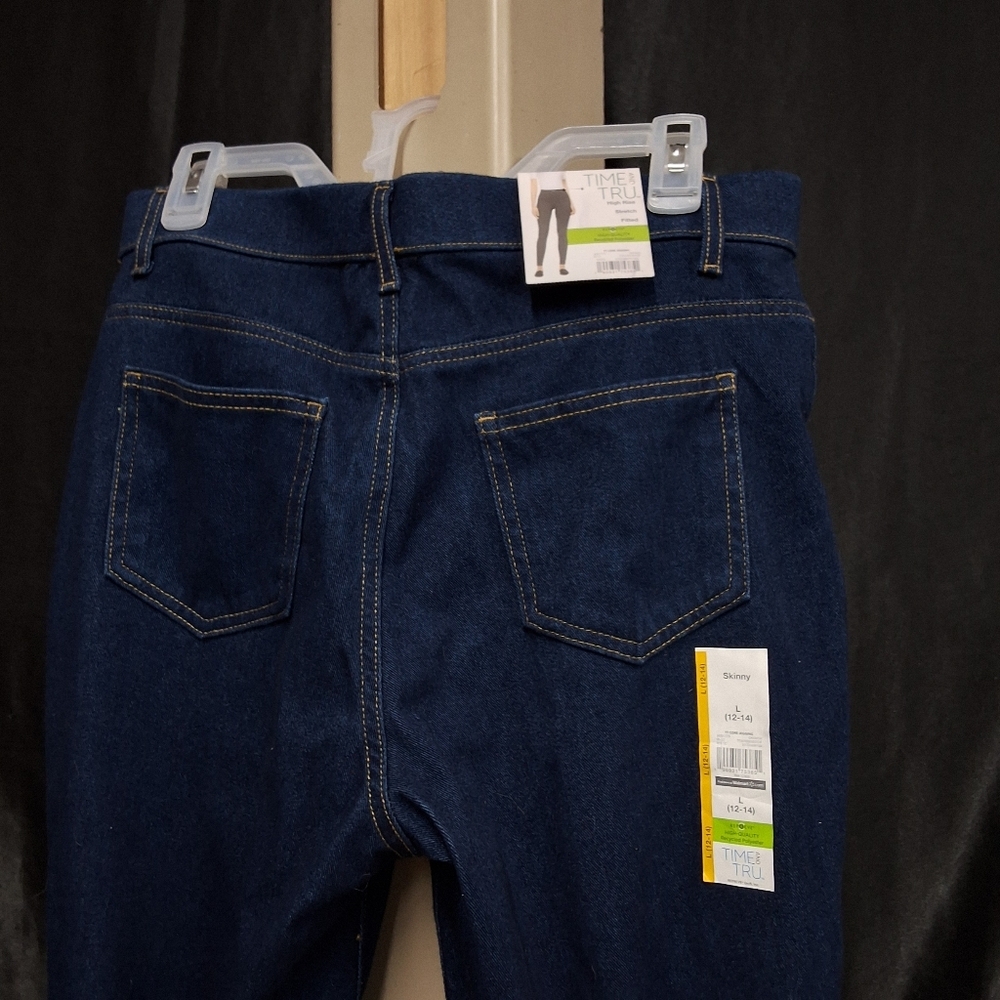 Time and Tru Blue Skinny Jeans Classic Style - Picture 16 of 16